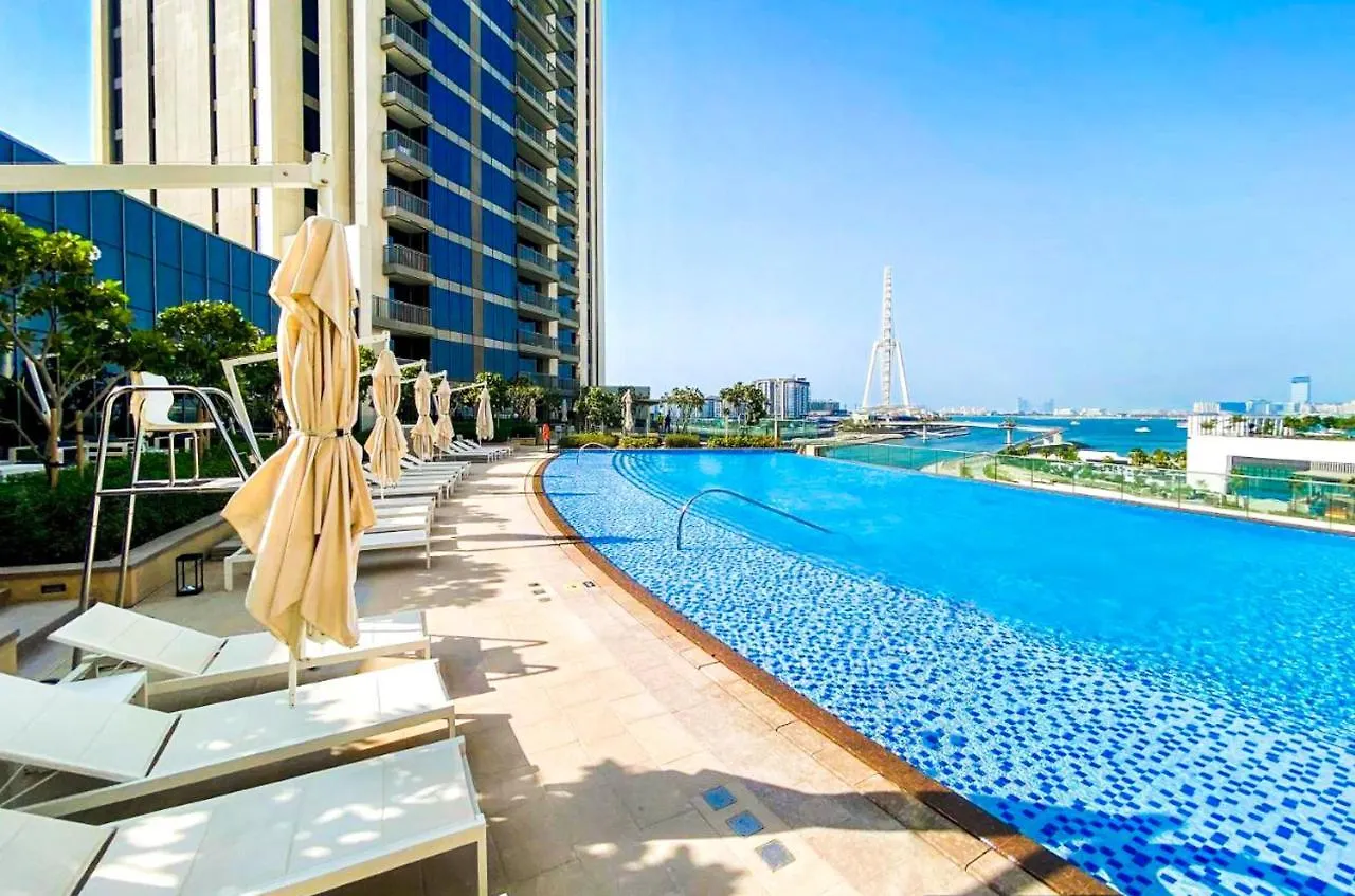 בית נופש Marinavista Bluewaters Island 52 42 Dubai Marina 2 Br-Beach-Sea View